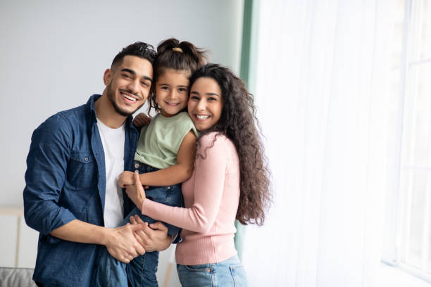 Família brasileira feliz